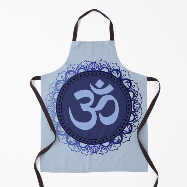 Item preview, Blue spiritual mandala om symbol designed and sold by Thegentleshop.