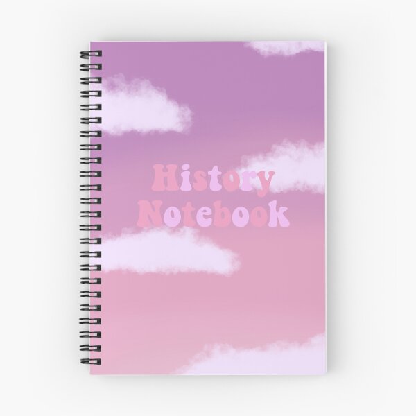 Item preview, Spiral Cloud History Notebook designed and sold by mia-studio.