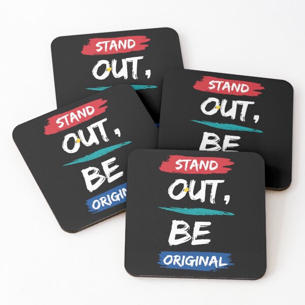 Item preview, Stand Out , Be Original - Motivational quote designed and sold by FancyZone.