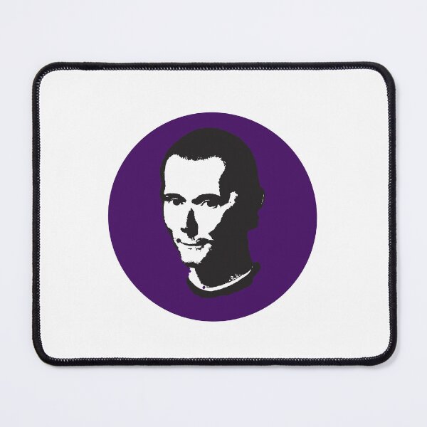 Item preview, Niccolo Machiavelli | Purple Machiavellianism Sticker designed and sold by PhilosophyWear.