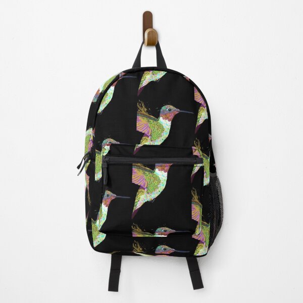 Item preview, Colorful Bird Flying Hummingbird designed and sold by alwe-designs.