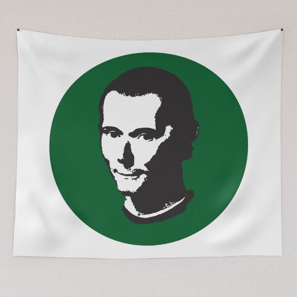 Item preview, Niccolo Machiavelli | Green Machiavellianism Sticker designed and sold by PhilosophyWear.