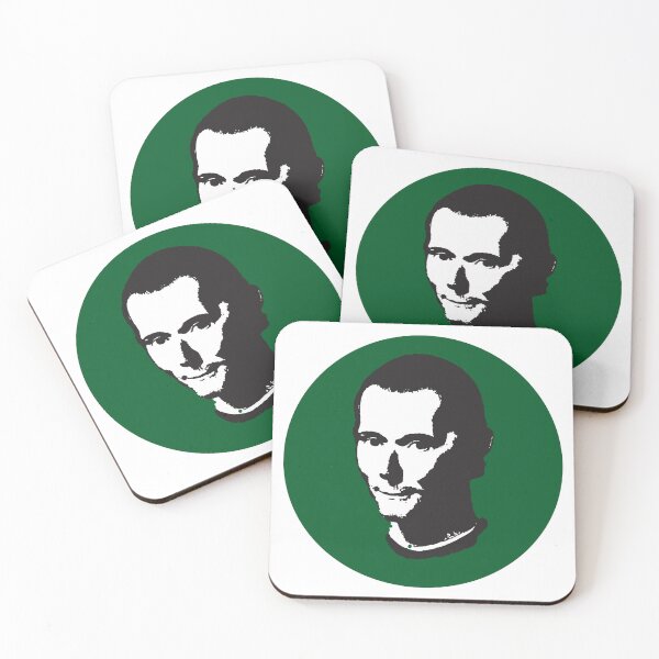 Item preview, Niccolo Machiavelli | Green Machiavellianism Sticker designed and sold by PhilosophyWear.