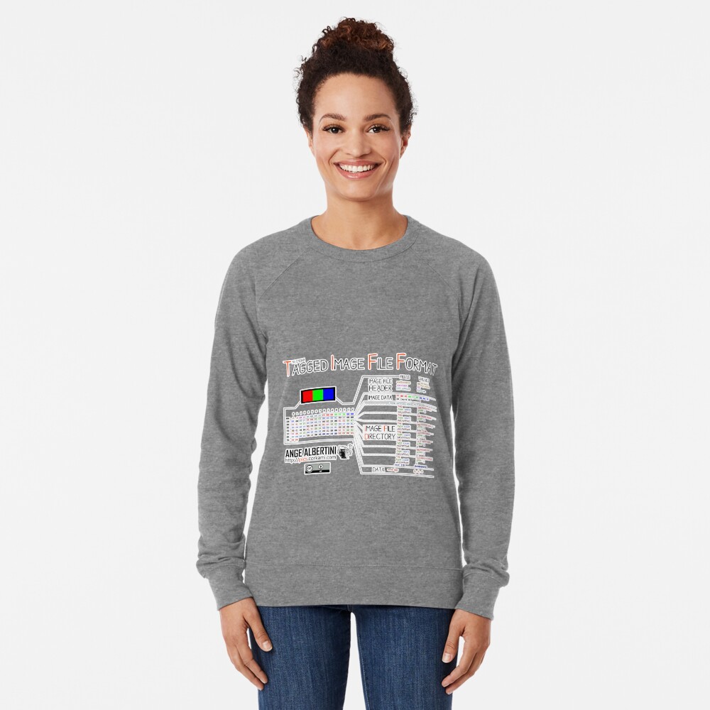 .TIFF : Tagged Image File Format (big endian) Lightweight Sweatshirt