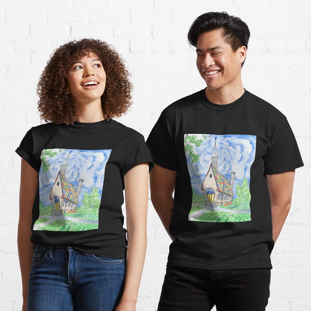 Grande Belle Vue , Grand Pre, Church, Acadian Classic T-Shirt