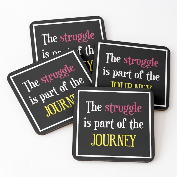Item preview, The struggle is part of the journey designed and sold by BrillPeculiar.