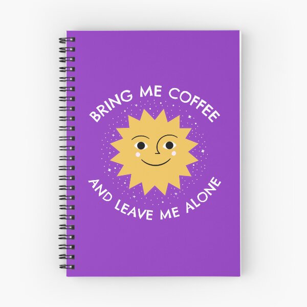 Item preview, Coffee and Peace Bring Me Coffee and Leave Me Alone Sun Design designed and sold by IronicBGear.