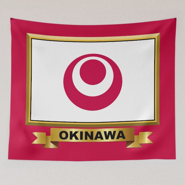Item preview, OKINAWA Prefecture Flag Gifts, Masks, Stickers & Products (GF) designed and sold by mpodger.