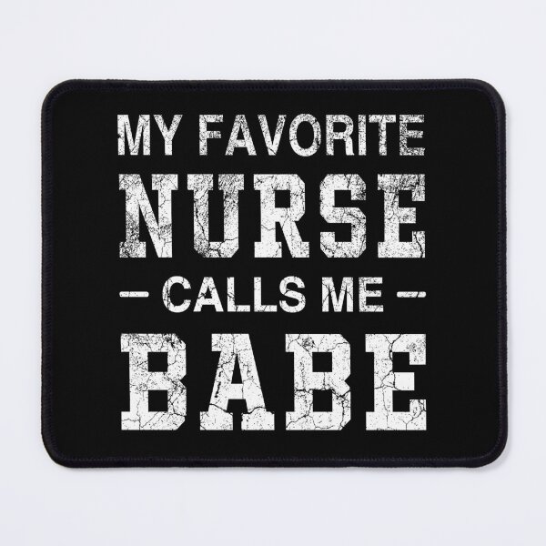 Item preview, Nurse Hero My Favorite Nurse Calls Me Babe Proud Husband of Nurse designed and sold by SweetbeStore.