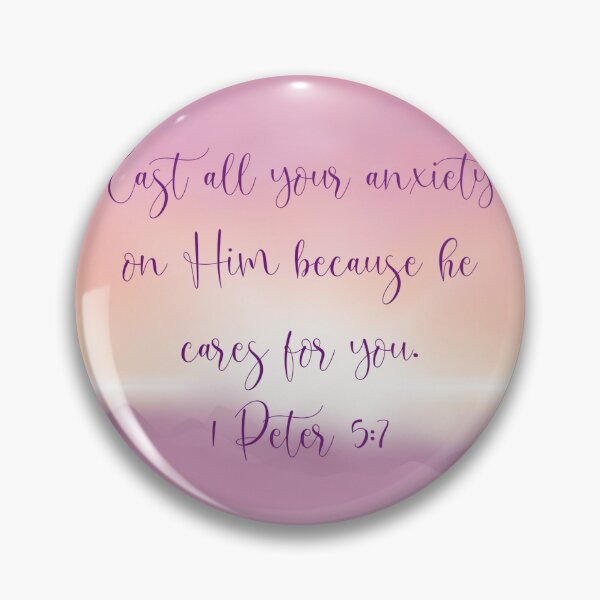 Item preview, 1 Peter 5:7 designed and sold by mia-studio.