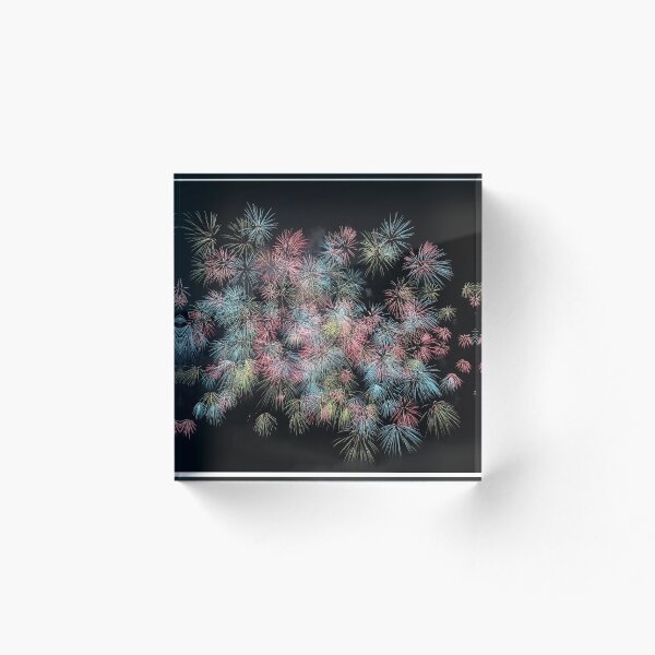Item preview, Fondo colorido de fuegos artificiales designed and sold by Max-Branding.