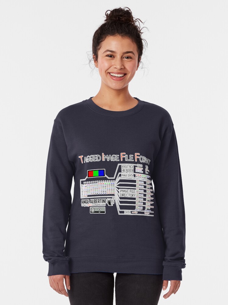 Alternate view of .TIFF : Tagged Image File Format (little endian) Pullover Sweatshirt