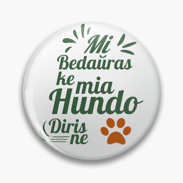 Item preview, Mi bedaŭras ke mia hundo diris ne (Hela) designed and sold by Zebastjan Johanzen.