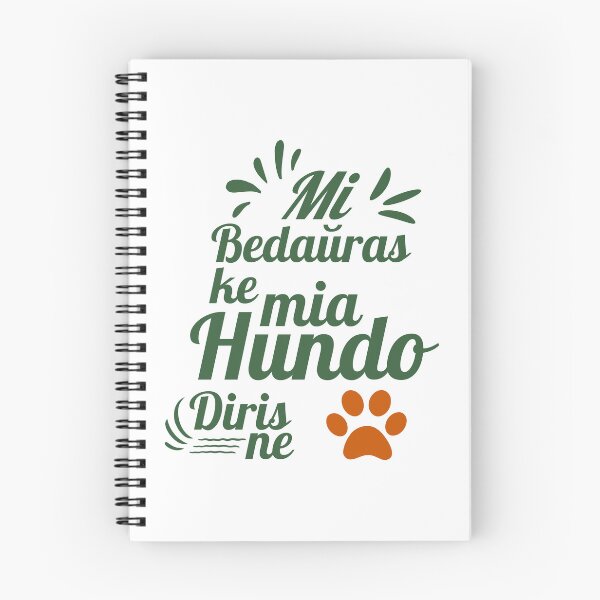 Item preview, Mi bedaŭras ke mia hundo diris ne (Hela) designed and sold by Zebastjan Johanzen.