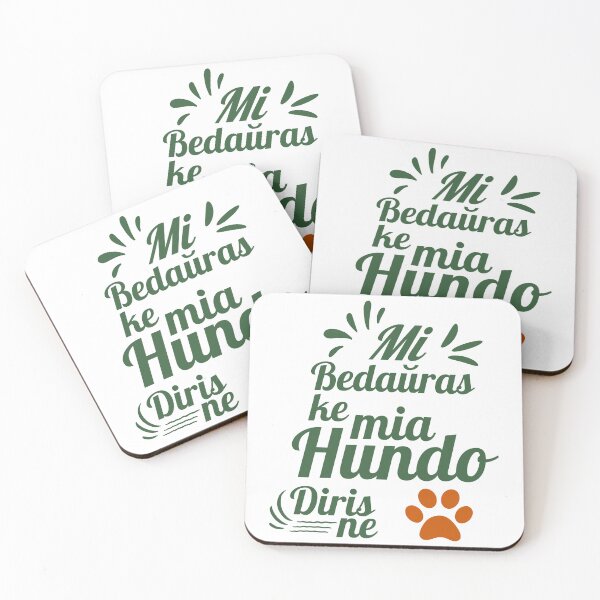Item preview, Mi bedaŭras ke mia hundo diris ne (Hela) designed and sold by Zebastjan Johanzen.