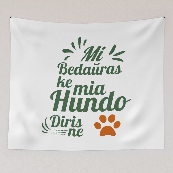 Item preview, Mi bedaŭras ke mia hundo diris ne (Hela) designed and sold by Zebastjan Johanzen.