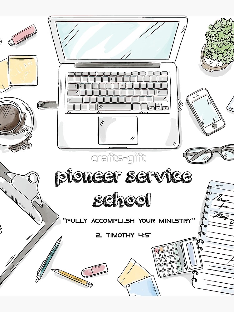"Pioneer Service School 2022 Spiral Notebook" Poster for Sale by crafts