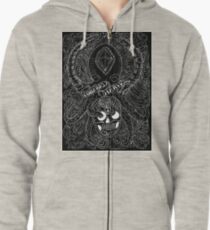 Cowards Starve 2 Zipped Hoodie