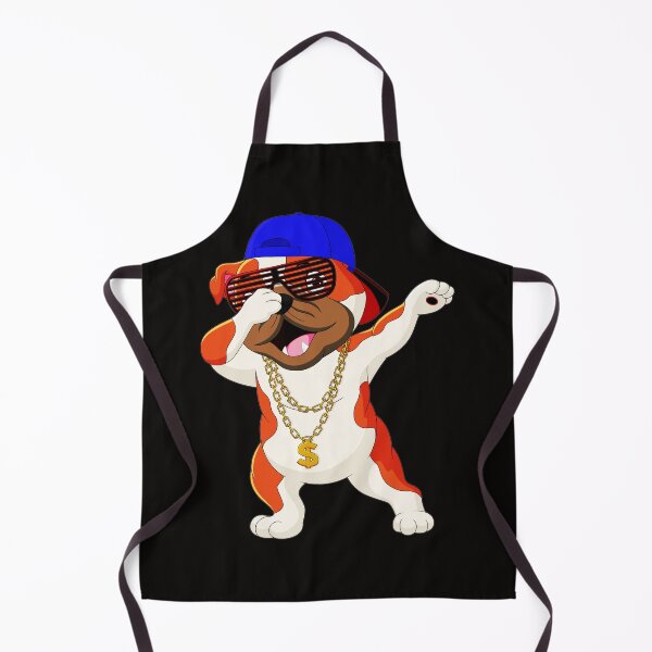 Item preview, A Dabbing Pug With A Cap And A Necklace   designed and sold by Pugstuff.