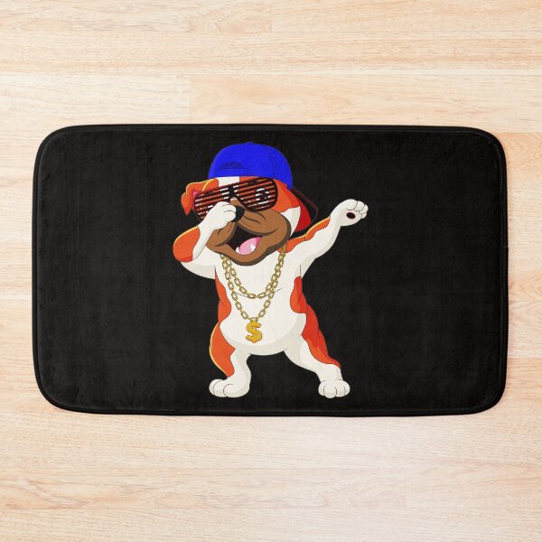 Item preview, A Dabbing Pug With A Cap And A Necklace   designed and sold by Pugstuff.