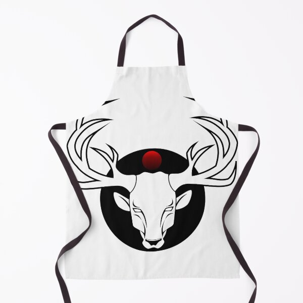 Item preview, white deer and bloody moon designed and sold by Jhnlr.