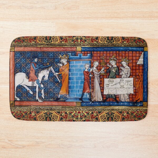 Item preview, Perceval in Grail Castle  Arthurian Legends Medieval Miniature designed and sold by BulganLumini.