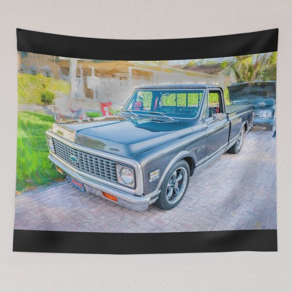 Item preview, 1972 Gray Chevy Pickup Custom 10 Deluxe C10  designed and sold by RichFrancoCars.