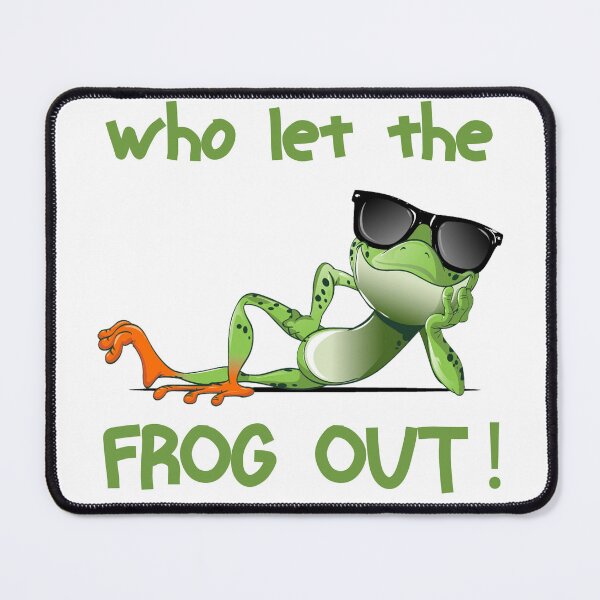 Item preview, Who Let The Frog Out ! Funny Frog Plague Pesach Passover Frogs Out Jewish Seder designed and sold by cometos.
