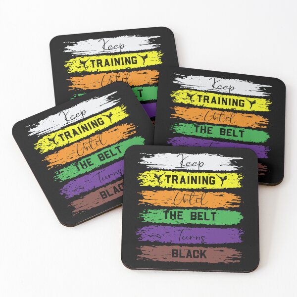 Item preview, Keep Training Until The Belt Turns Black Funny Quotes designed and sold by mohalaz.