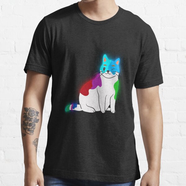 neon cat shirt