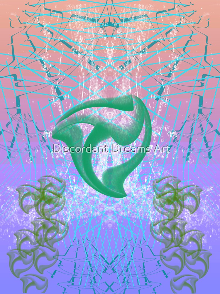 "Abstract Clash 4 (Vaporwave)" Sticker by DiscordDreams Redbubble