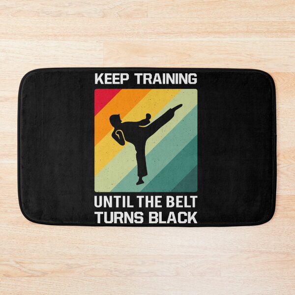 Item preview, Keep Training Until The Belt Turns Black Karate & Kong fu Lovers designed and sold by mohalaz.