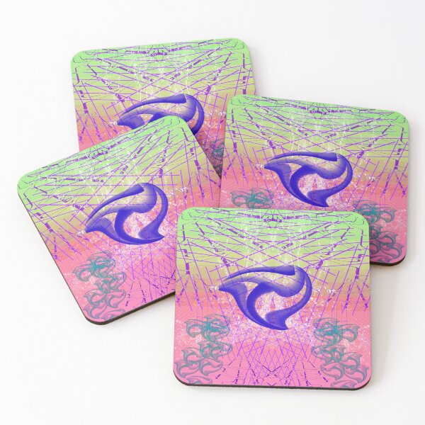 Item preview, Abstract Clash 4 (Heat) Vaporwave designed and sold by Discordant Dreams Art.