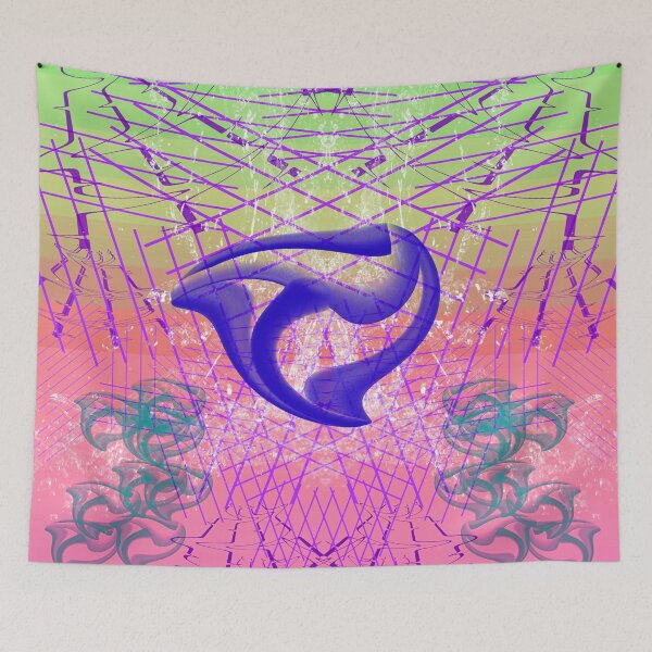 Item preview, Abstract Clash 4 (Heat) Vaporwave designed and sold by Discordant Dreams Art.