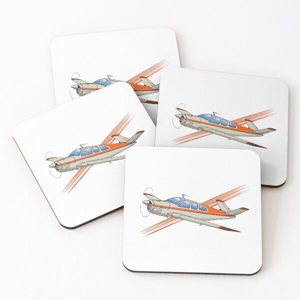 Item preview, V Tail Beechcraft Bonanza (Orange) designed and sold by RampRatGear.