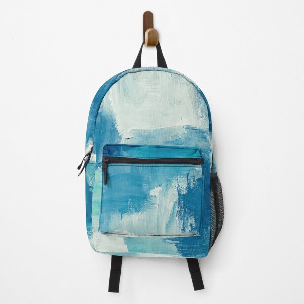 Item preview, Blue teal ocean sky with white clouds designed and sold by Marilena Strambu.