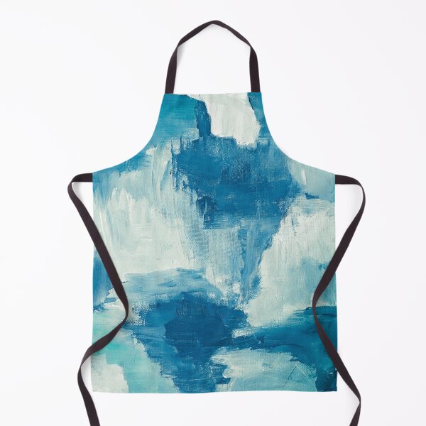 Item preview, Blue teal ocean sky with white clouds designed and sold by Marilena Strambu.