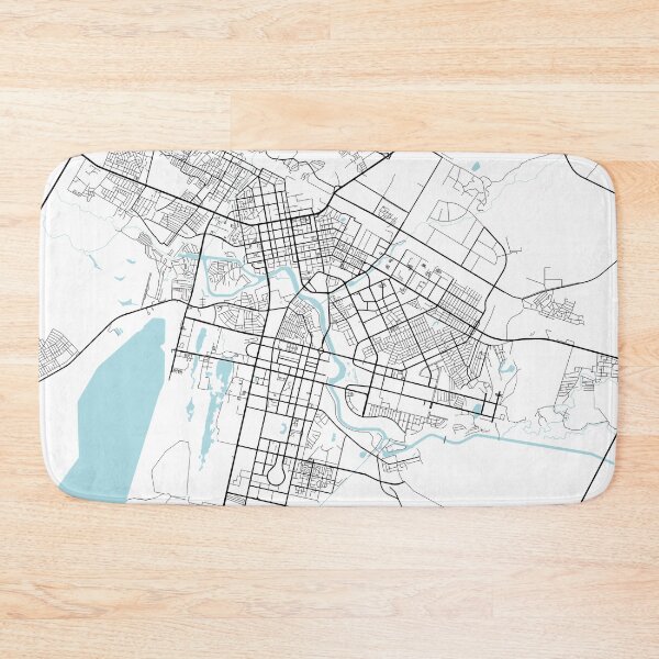Item preview, Nur-Sultan City Map of Akmola, Kazakhstan - Circle designed and sold by deMAP.