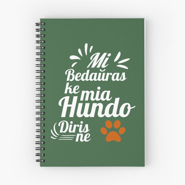 Item preview, Mi bedaŭras ke mia hundo diris ne designed and sold by Zebastjan Johanzen.