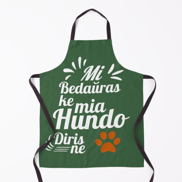 Item preview, Mi bedaŭras ke mia hundo diris ne designed and sold by Zebastjan Johanzen.
