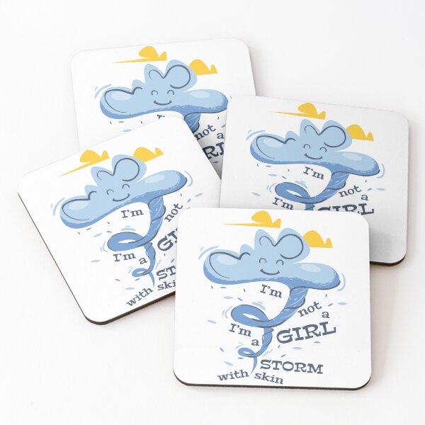Item preview, I'm not a girl i'm a storm with skin designed and sold by Areta Design.