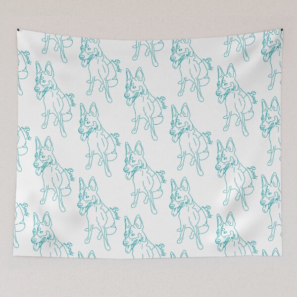 Item preview, Birdy Monoline - Aqua designed and sold by Anthony Massaro.
