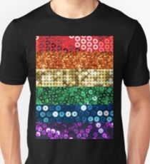 sequin pride flag Unisex T-Shirt