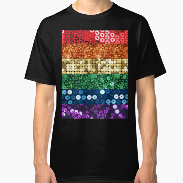 sequin pride flag Classic T-Shirt