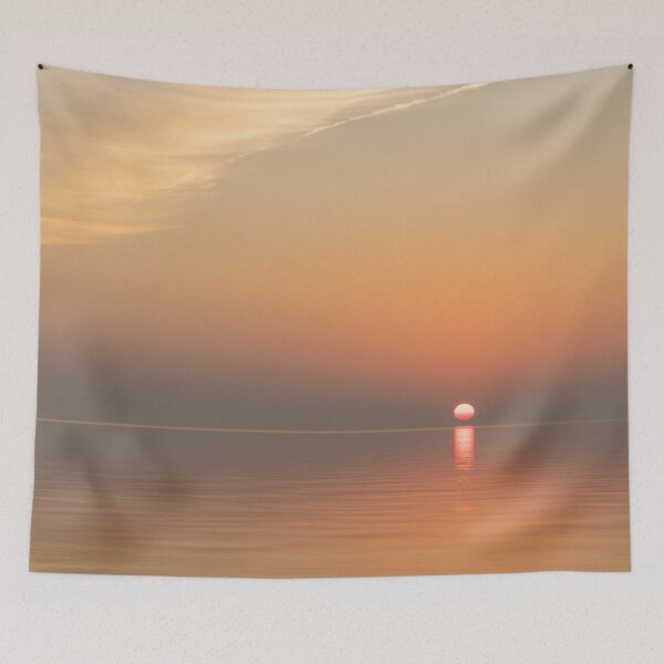 Item preview, Orangey Pink Mist - Colorful Sun Overwater designed and sold by Georgia Mizuleva.