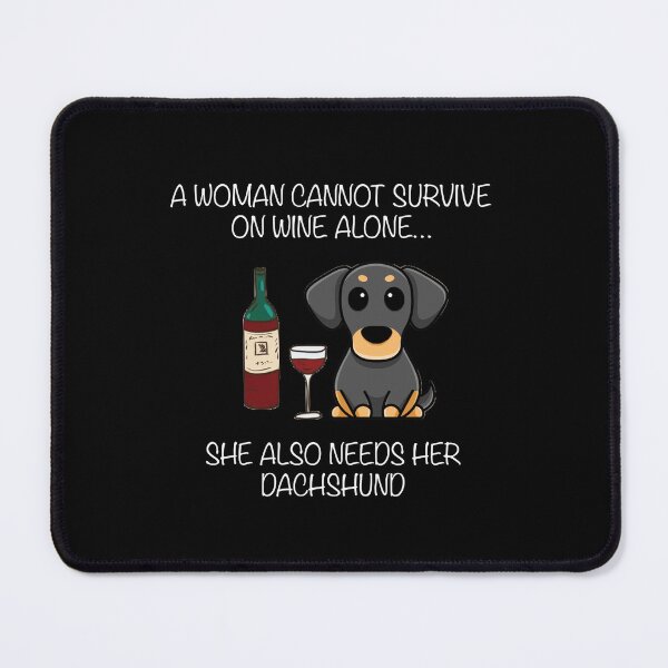 Item preview, Funny Dachshund And Wine designed and sold by Daschunddesigns.