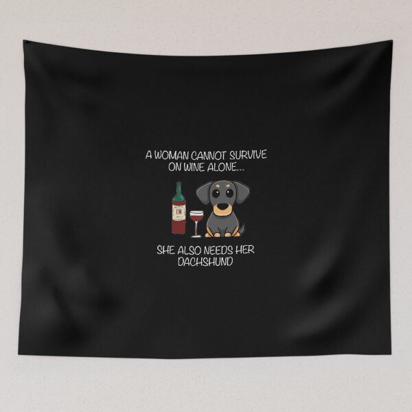 Item preview, Funny Dachshund And Wine designed and sold by Daschunddesigns.