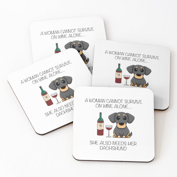 Item preview, Funny Dachshund And Wine designed and sold by Daschunddesigns.
