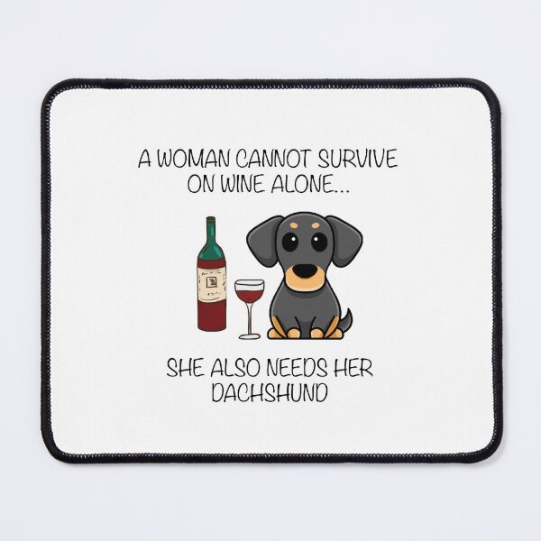 Item preview, Funny Dachshund And Wine designed and sold by Daschunddesigns.