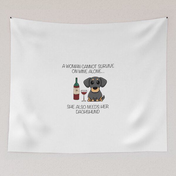 Item preview, Funny Dachshund And Wine designed and sold by Daschunddesigns.